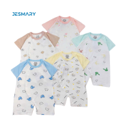 Quần áo sơ sinh ngắn tay vải thun cho bé trai và bé gái